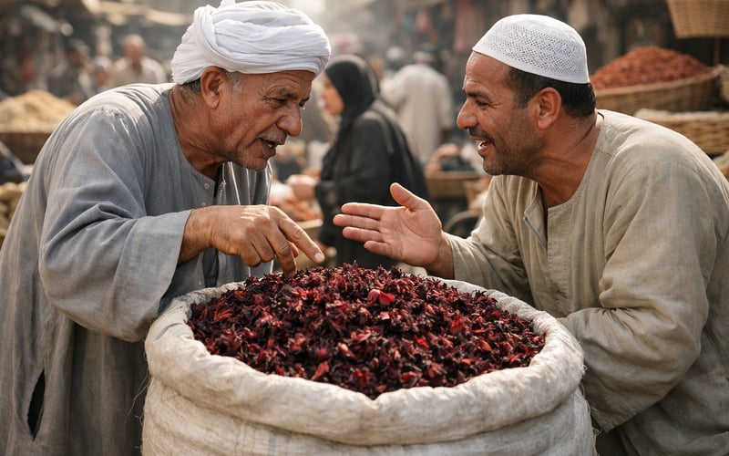 Egyptian Hibiscus FOB Prices Edge Higher as Heat Builds in Upper Egypt