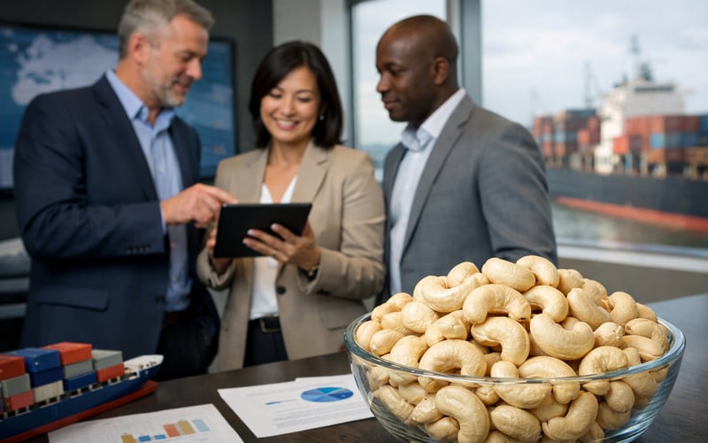 Cashew Market Stays Firm as Premium Kernels Tighten and RCN Costs Rise