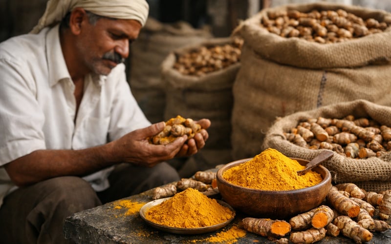Kurkuma fest aufgrund Qualitätsnachfrage, während indische Lagerhalter sich zurückhalten