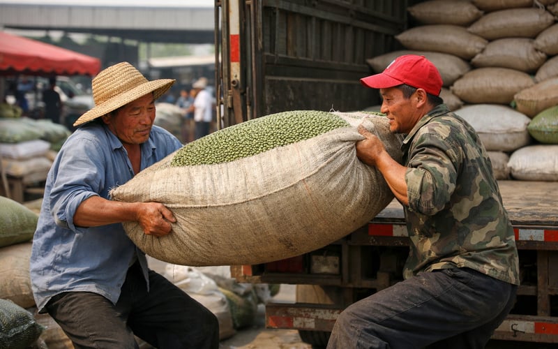 Mercado chino de judía mungo: demanda estacional frente a precios a la baja