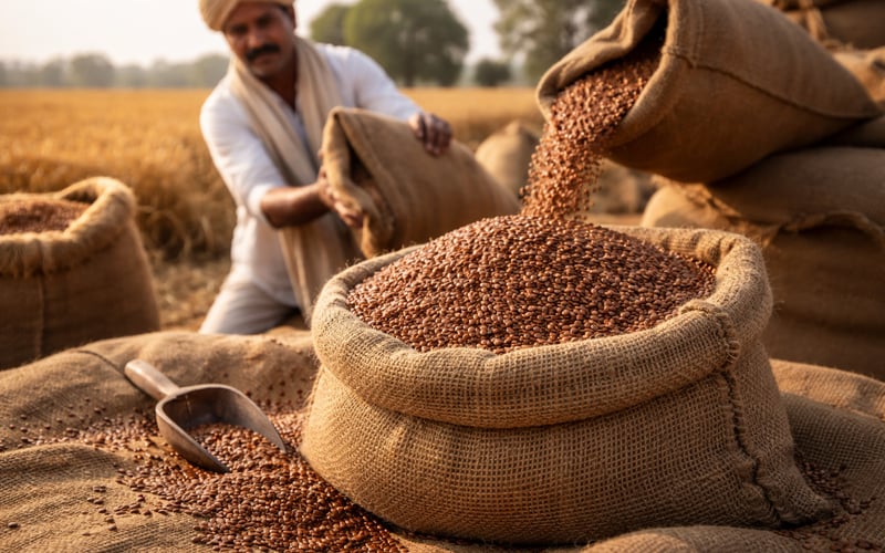 Indian Flaxseed Softens as New Rabi Season Begins and Weather Stays Dry