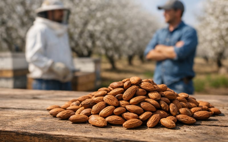 Almond Market Steadies as Sustainability and Pollination Risks Move Center Stage