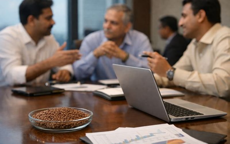 El precio FOB de linaza india se fortalece a medida que aumenta el calor y los precios globales se mantienen estables