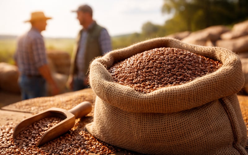 EU Linseed: Kazakh Organic Holds Firm as Russian Yellow Stays Flat