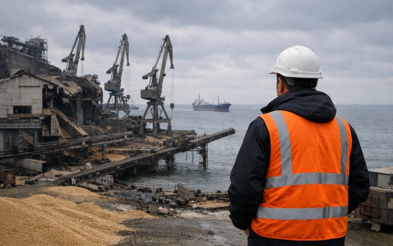 Les frappes russes sur Tchornomorsk paralysent le terminal d’exportation de Kernel et ravivent les risques sur les céréales de la mer Noire