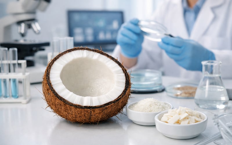 Coconut Desiccated and Flakes Prices Hold Flat as Weather Stays Seasonally Wet