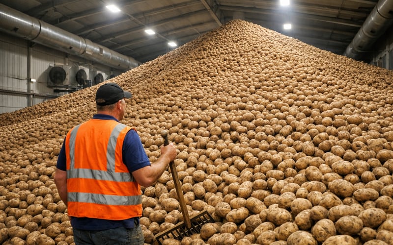 Heat-Stressed European Potato Crop Puts Late-Season Supply at Risk
