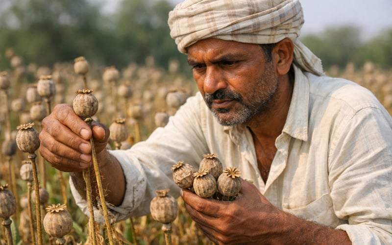 El controlado mercado indio de semillas de amapola se mantiene firme mientras los precios en la UE se mueven lateralmente