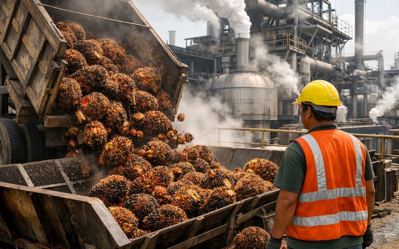 El aceite de palma se ve respaldado por riesgos climáticos pero limitado por la amplia oferta de aceites vegetales