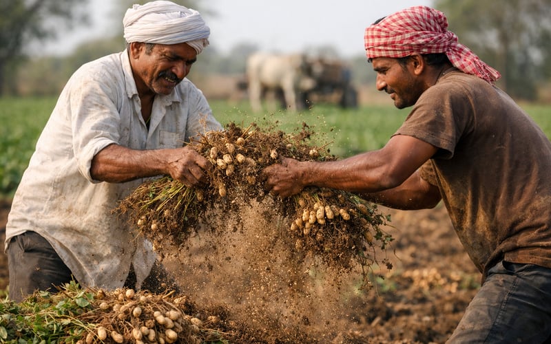 Indian Peanut MSP Support Caps Downside as Export Prices Stabilise