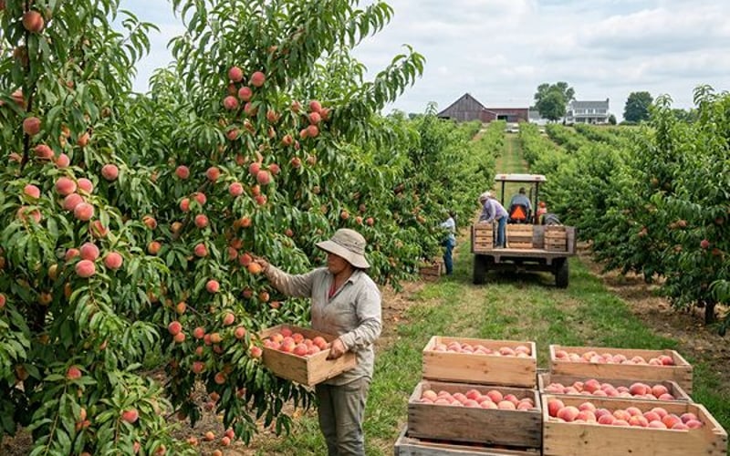 Titan Farms Signals Strong 2026 US East Coast Peach Season