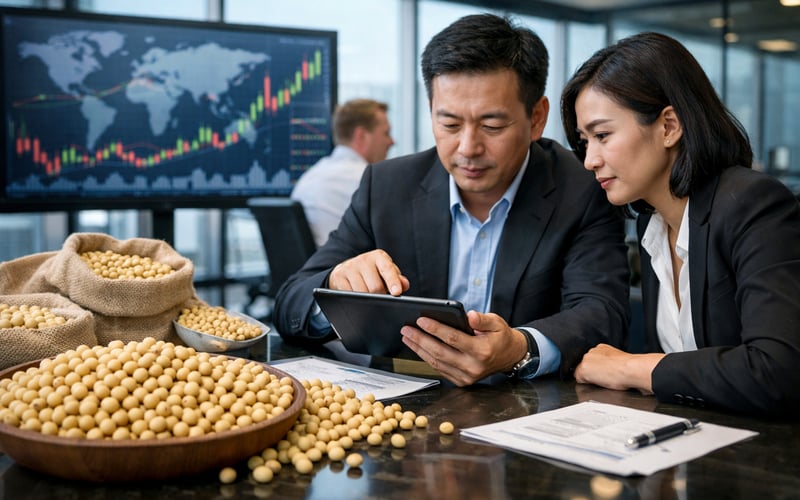 Chinese Soybean FOB Values Ease as Record Imports Cap Upside