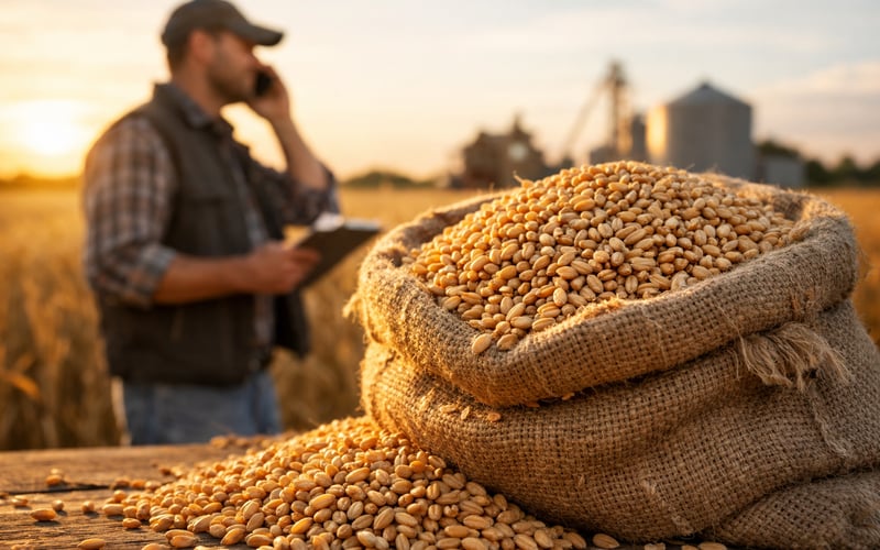 Wheat Weakens Despite Sugar Strength: Spot Pressure vs. Futures Risk