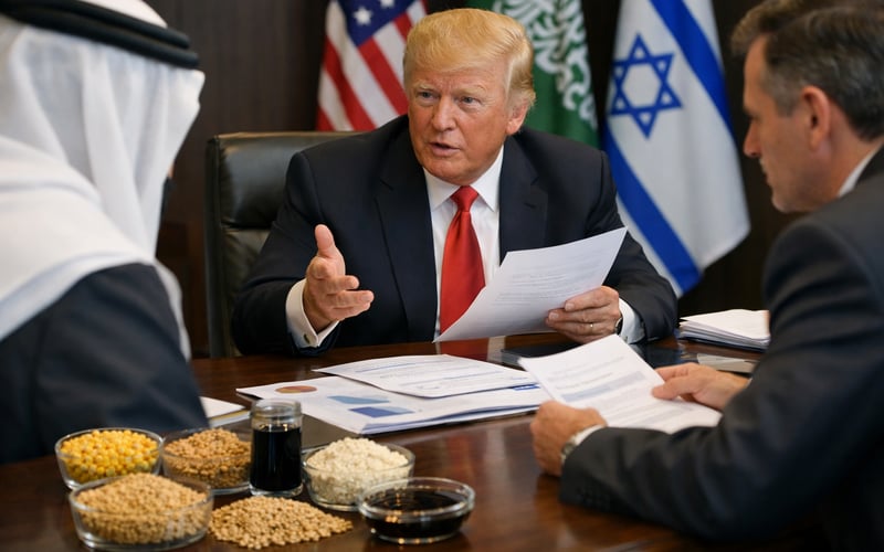 ترامب يربط الاتفاق النووي مع السعودية بتطبيع العلاقات مع إسرائيل، ما يثير تساؤلات حول تدفقات الطاقة والسلع العالمية