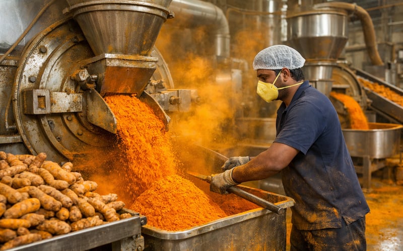 Indian Turmeric Edges Off Highs as Monsoon Rains Improve in Telangana