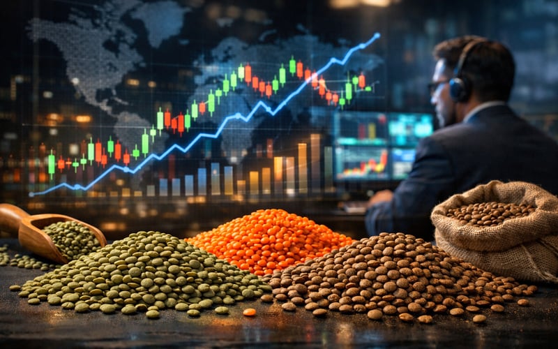 Chinese Lentil FOB Prices Edge Higher as Imports Stay Ample