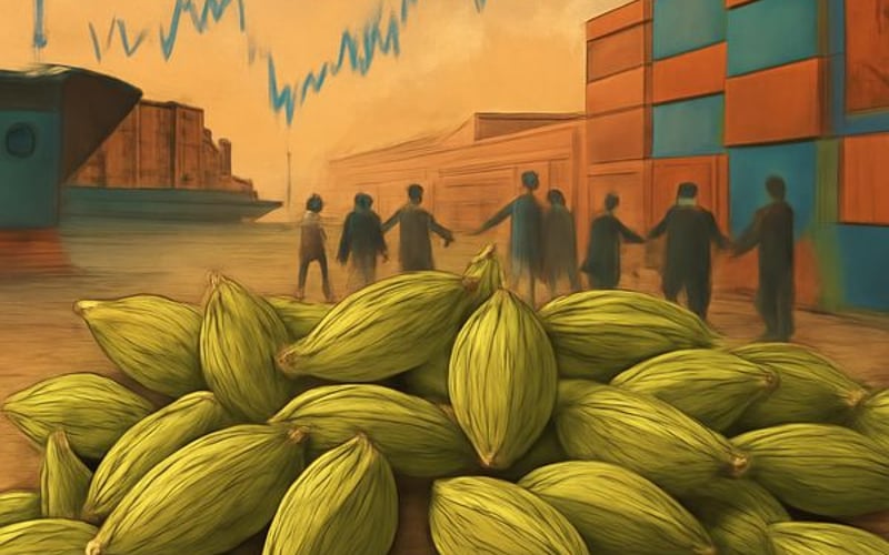 Indian Cardamom FOB New Delhi: Mild Rebound on Firm Auction Floor