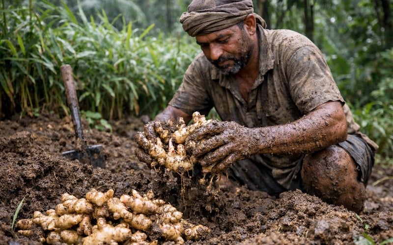 Les prix du gingembre sec indien restent fermes alors que les risques liés à la mousson persistent