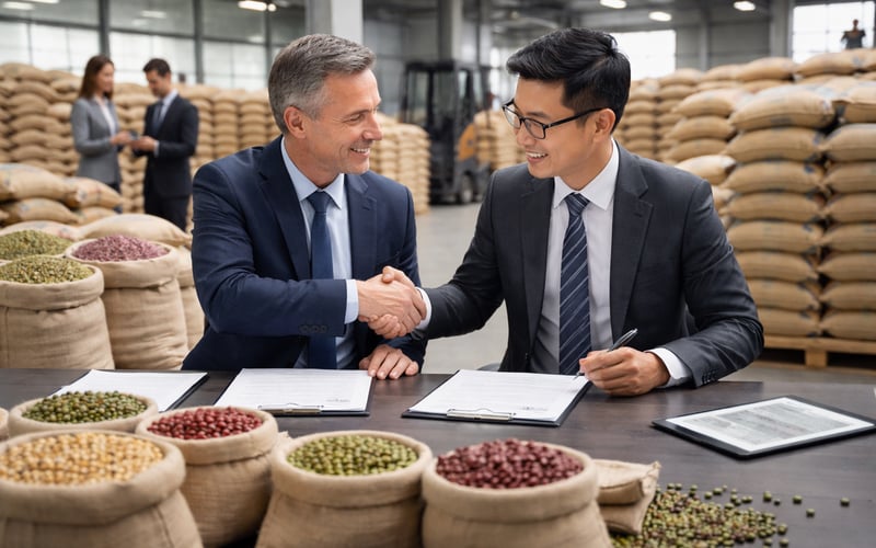 Chinese Bean FOB Prices: Firm Mung and Adzuki, Mixed Kidney Moves