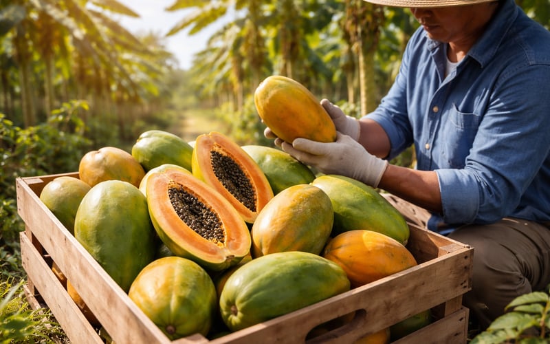 Dried Papaya Prices Hold Steady as Thai El Niño Risk Looms Over New Crop