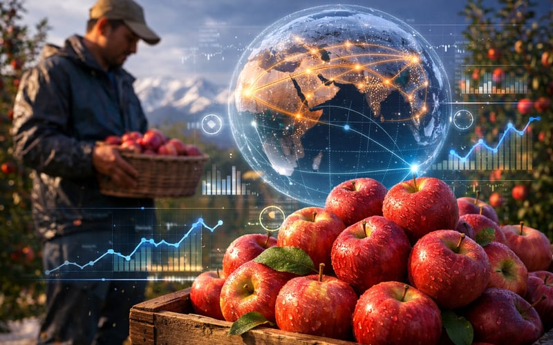 Hailstorms in Kashmir Tighten Apple Supply Outlook as Dried Prices Edge Up