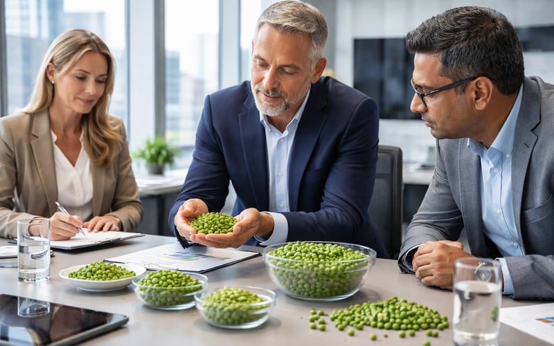 UK Pea Prices Ease as Black Sea Offers Cap Upside