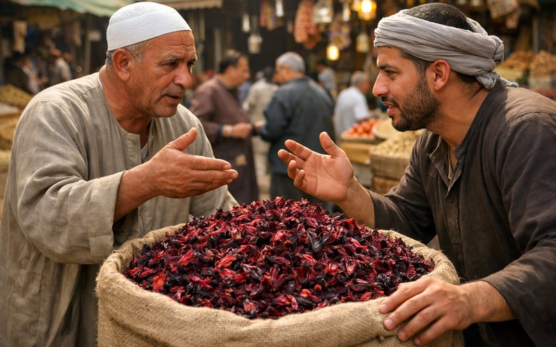 Egyptian Hibiscus FOB Cairo Holds Steady Amid Red Sea Freight Risk