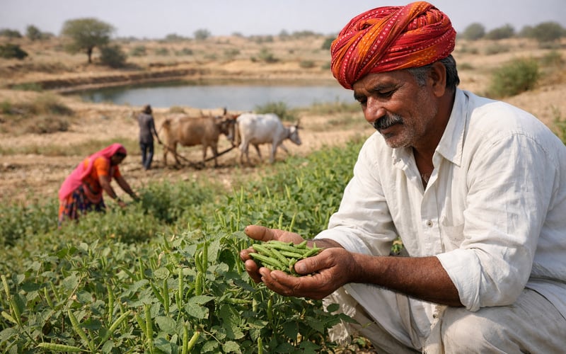 Guar Seeds: Stockist Buying Supports Prices Amid Weak Gum Demand