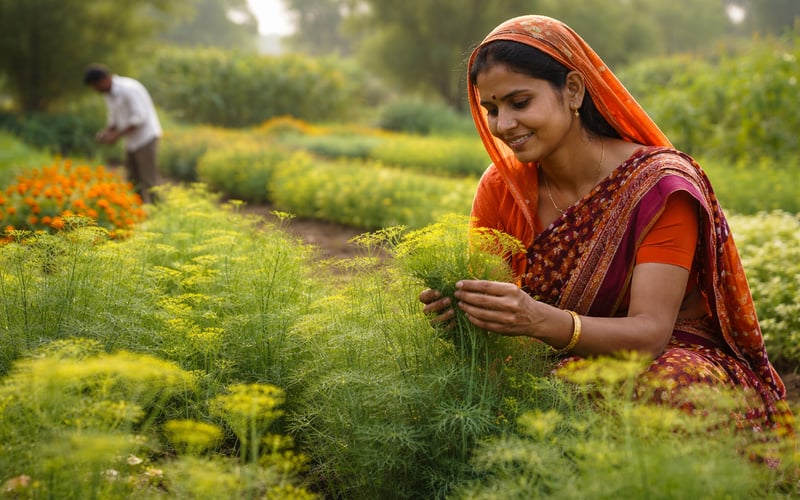 Indian Dill Seed FOB New Delhi Ticks Higher on Firm Mandi Prices