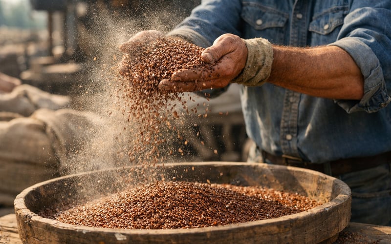 Black Sea Pressure Pulls Flax Prices Lower as Indian Market Holds Steady