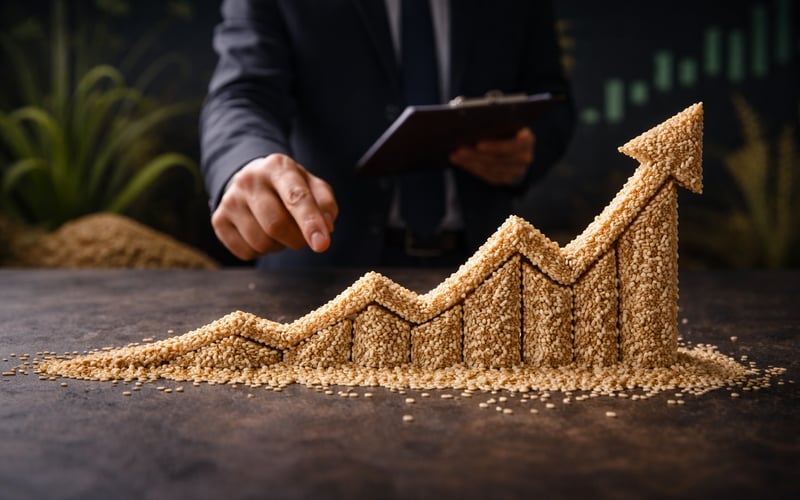 Indian Sesame FOB New Delhi Edges Higher as Kharif Crop Enters Critical Phase