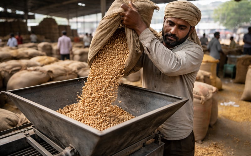 Kabuli Chickpeas Surge as Indian Mandi Supplies Tighten