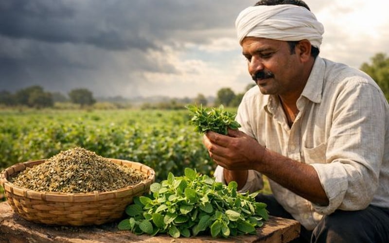 Indyjskie ceny organicznego oregano FOB utrzymują się stabilnie, gdy pogoda staje się niestabilna