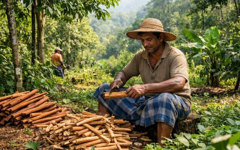 भारतीय और वियतनामी दालचीनी की कीमतें हल्की सी कम हुईं क्योंकि पूर्व-मौसमी बारिशें बढ़ रही हैं