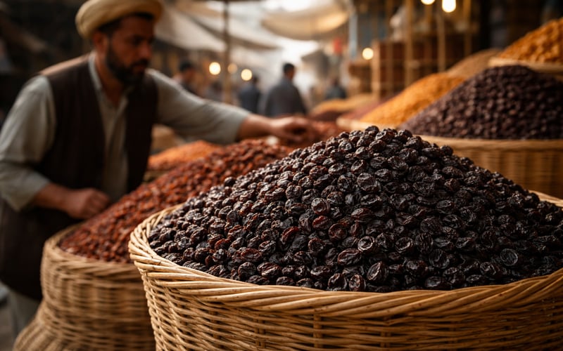 Raisin prices slump as Afghan border closures flood the market with dried fruit