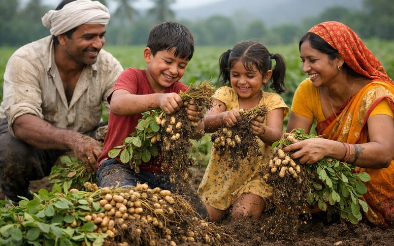 Indian and Brazilian Peanut Prices Hold Steady as Monsoon Rains Improve