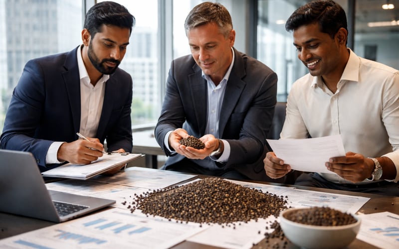 Black Pepper Firms as Indian Supply Tightens and Sri Lankan Offers Rise