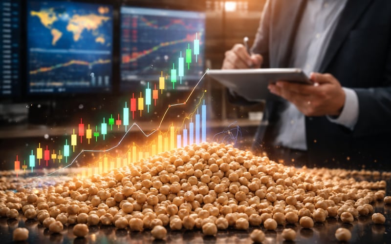 Indian Chickpeas Steady, Mexican Offers Edge Higher on Firm Demand