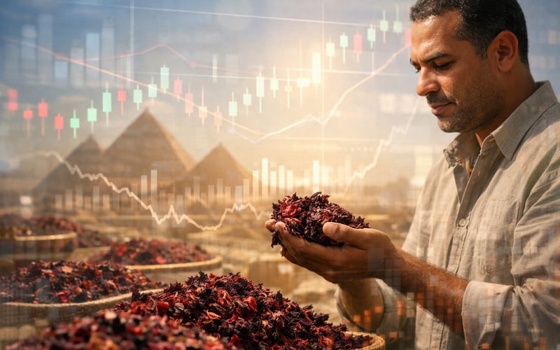Egyptian Hibiscus FOB Cairo Inches Lower as Heatwave Meets Softer Demand