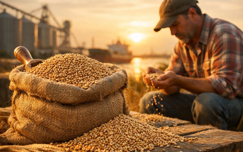 Wheat prices retreat as crude slump and Black Sea jitters cap weather-driven support