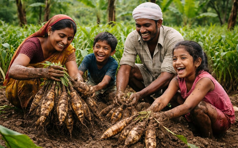 Indian Arrowroot Powder Edges Lower as Monsoon Deficit Lingers