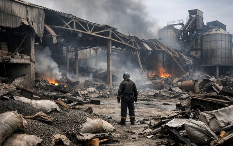 Russian Strike on Potoky Oilseed Plant in Dnipro Raises Fresh Concerns Over Sunflower Complex Supply