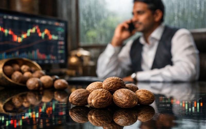 Indian Nutmeg FOB Prices Hold Firm as Monsoon Advances