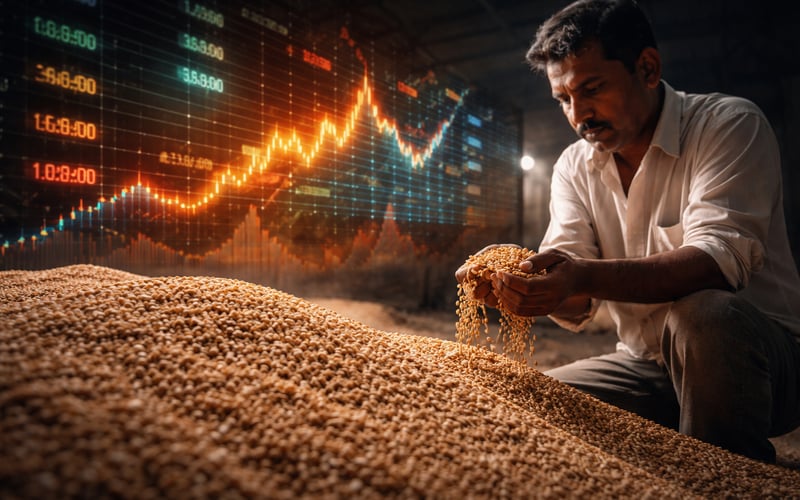 Firm Wheat Prices Keep Indian Flour Mills on Alert