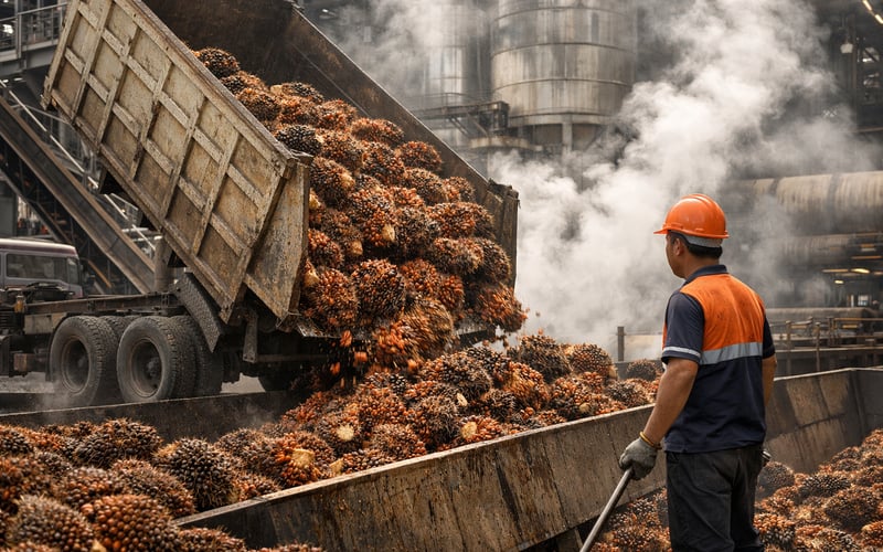 El aceite de palma sube ligeramente mientras el mandato B50 de Indonesia ajusta la oferta mundial