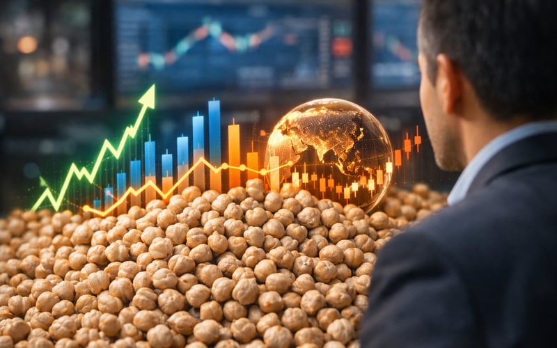 Le marché des pois chiches reste ferme alors que l’Inde équilibre stocks publics et faibles arrivages