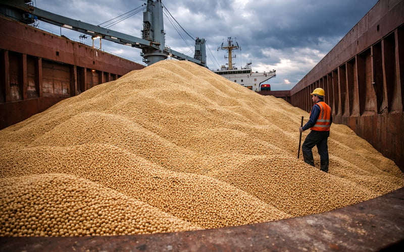Los precios de la soja ucraniana se mantienen estables mientras los futuros siguen comprimidos