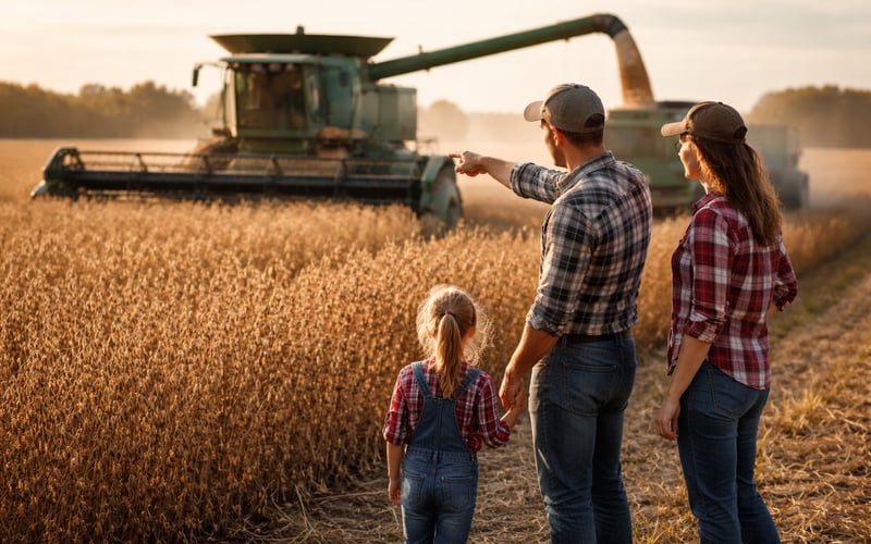 Soybeans Slip as Harvest Pressure Grows While Biofuel Demand Props Up Oil