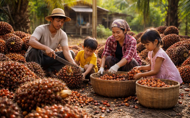 Palm Oil Futures Ease From Highs as Forward Curve Steepens