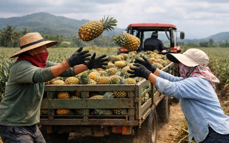 Taiwan Pineapples Target Japan with Better Quality and Stable Prices